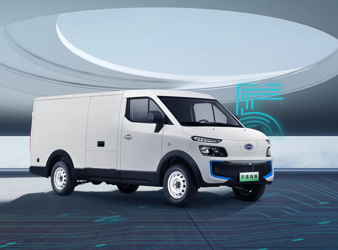 Dernière affaire concernant Le DFSK dévoile le véhicule électrique Kairui Dolphin 2023: une nouvelle ère pour les véhicules électriques commerciaux