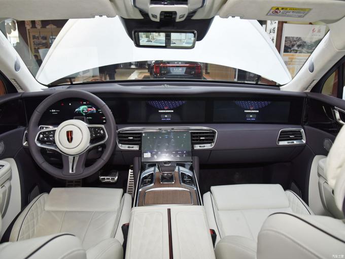 En stock Hongqi E-Hs9 Nouveau ou d'occasion Nouvelle voiture électrique chinoise Avec moteur 4WD 6 sièges 690km Hongqi E-Hs9 5